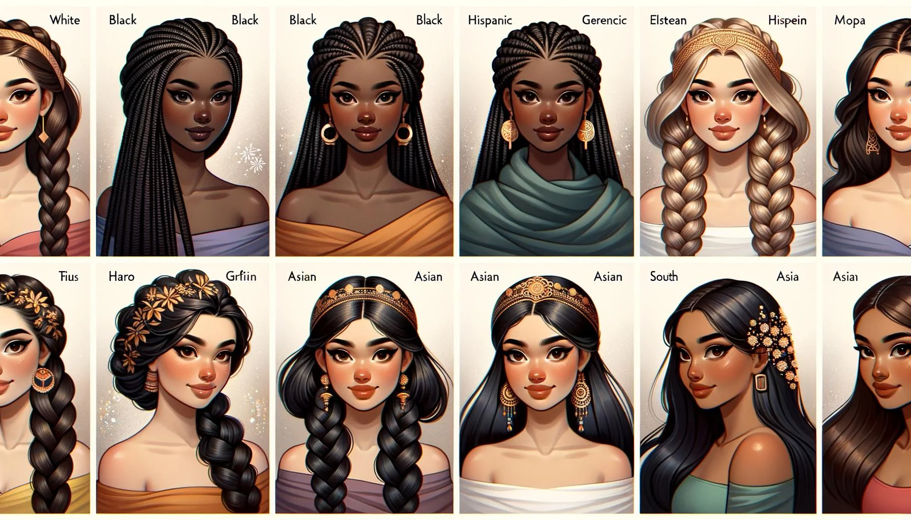Inspiring Examples of Goddess Braids