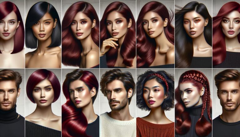Rich Mahogany Hair Color Ideas