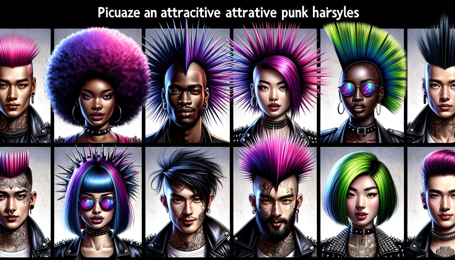 Edgy short punk hairstyles: Rock your fantasy